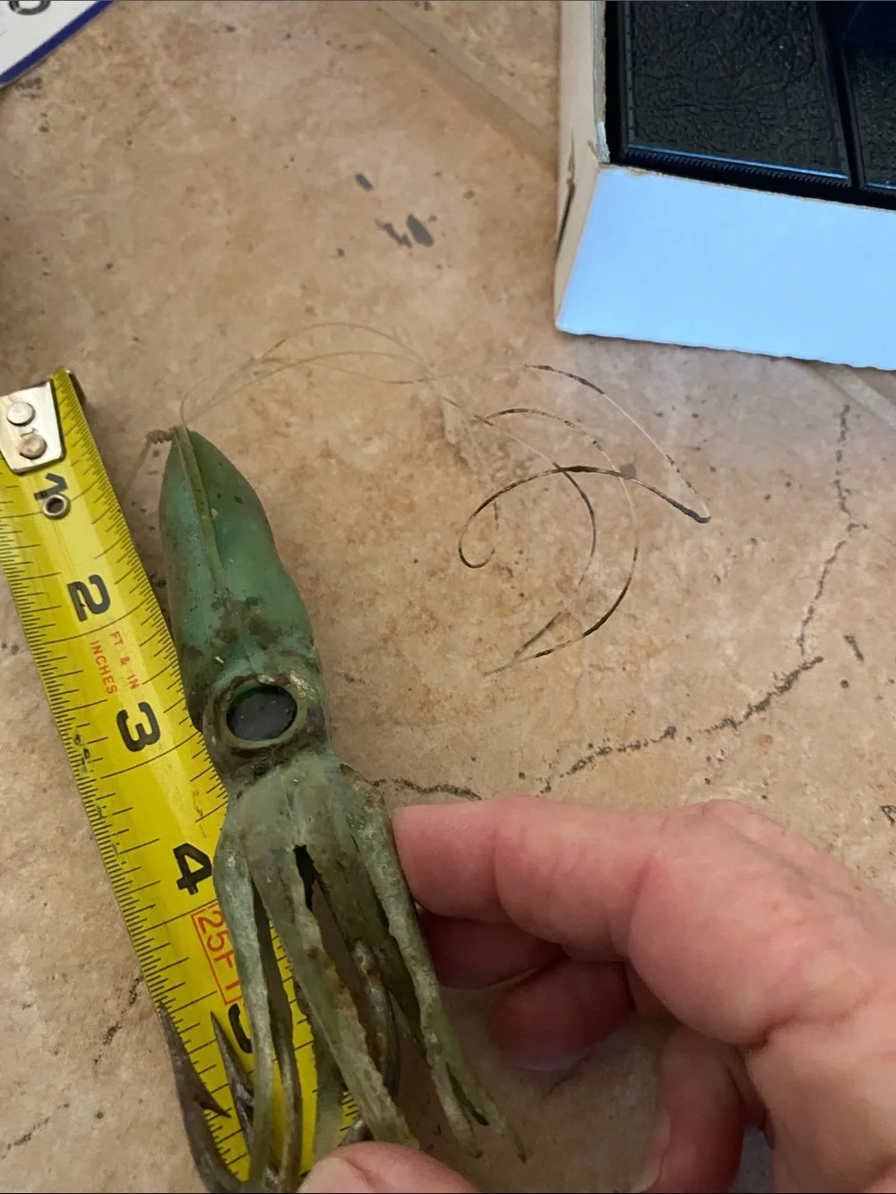 Green Squid-Style Fish Hook Lure for Aquarium & Fishing